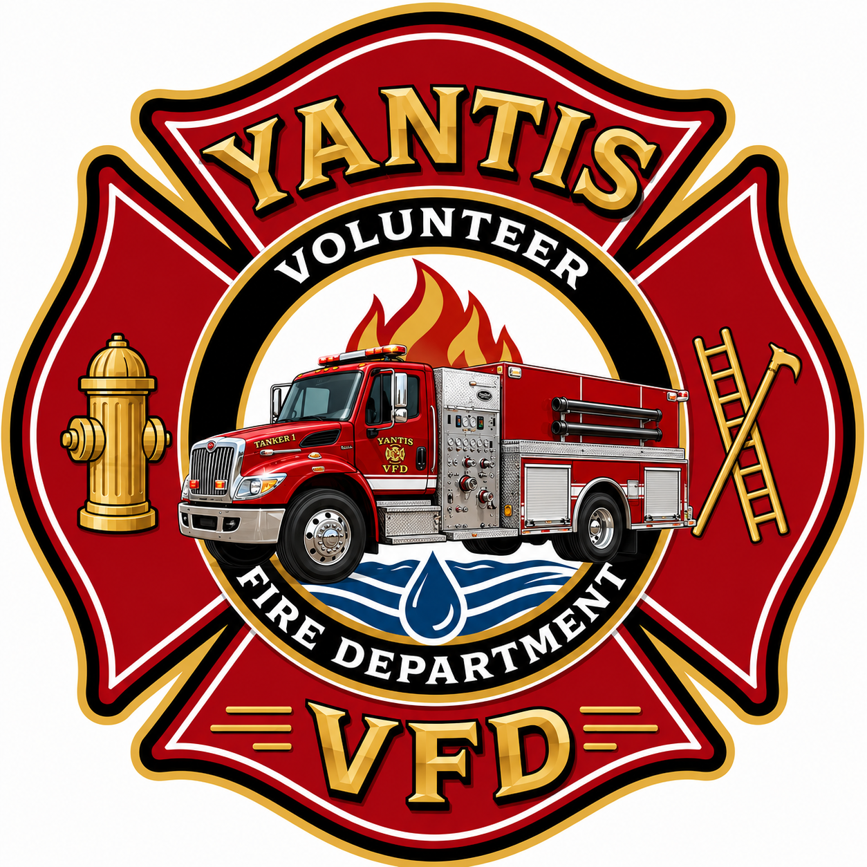 Yantis Volunteer Fire Department logo